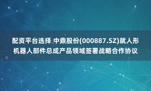 配资平台选择 中鼎股份(000887.SZ)就人形机器人部件总成产品领域签署战略合作协议