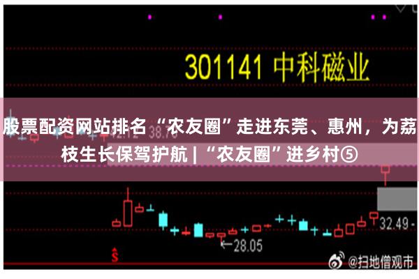 股票配资网站排名 “农友圈”走进东莞、惠州，为荔枝生长保驾护航 | “农友圈”进乡村⑤