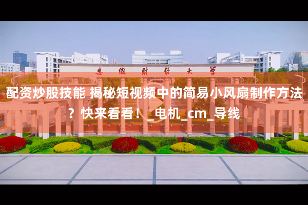 配资炒股技能 揭秘短视频中的简易小风扇制作方法？快来看看！_电机_cm_导线