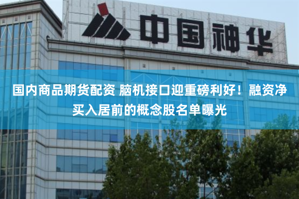 国内商品期货配资 脑机接口迎重磅利好！融资净买入居前的概念股名单曝光